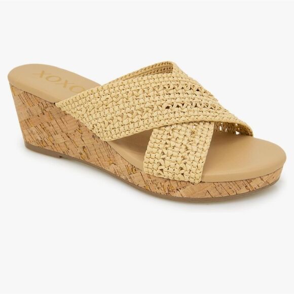 BRAND NEW XOXO WOMEN'S JANAINE-B WEDGE SANDAL - Picture 6 of 16